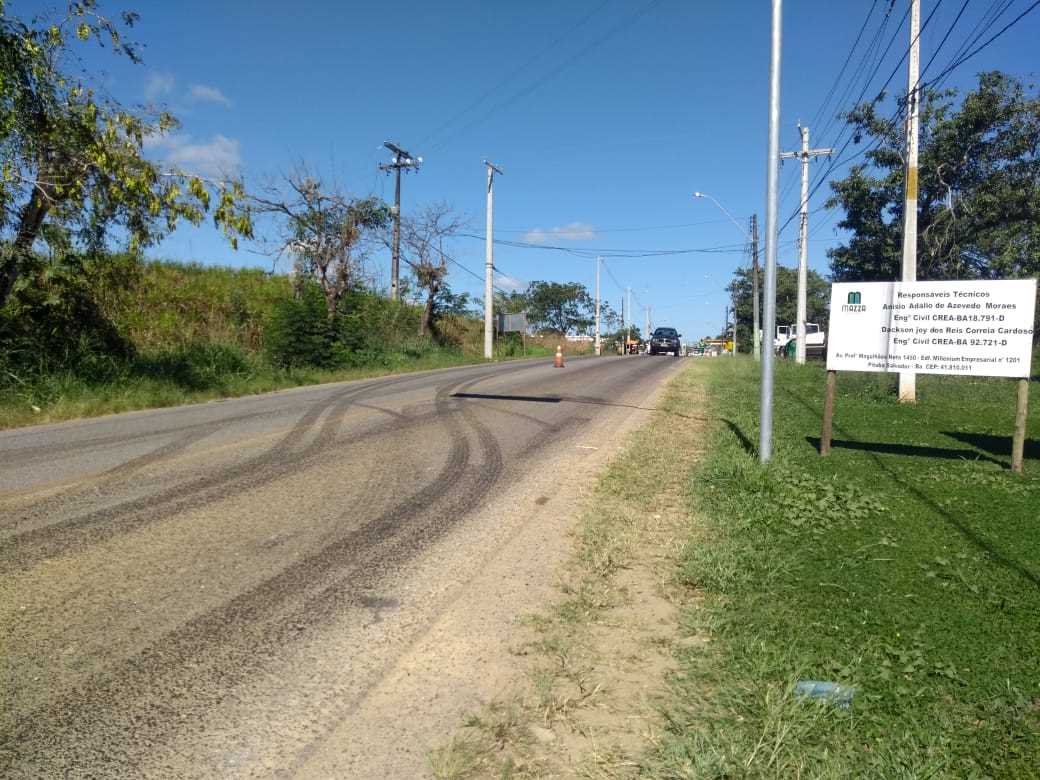 Camacã: Empresa reinicia os serviços de recapeamento do trevo
